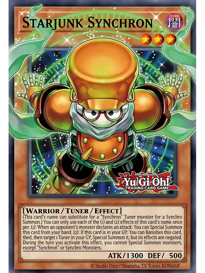 Starjunk Synchron (extended art) - MAMO-EN008 - Starlight Rare 1st Edition 1