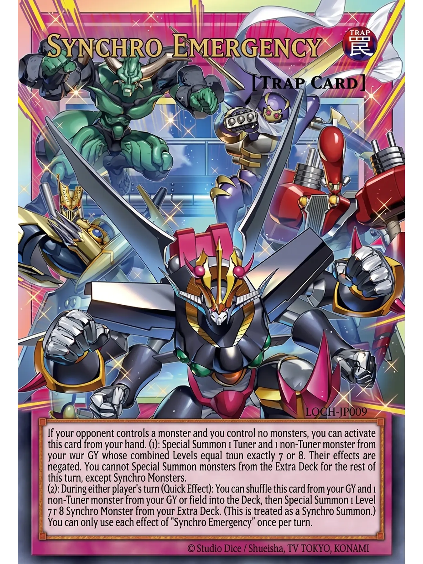 Synchro Emergency (extended art) - MAMO-EN009 - Grand Master Rare 1st Edition 1