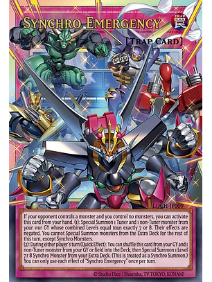 Synchro Emergency (extended art) - MAMO-EN009 - Grand Master Rare 1st Edition