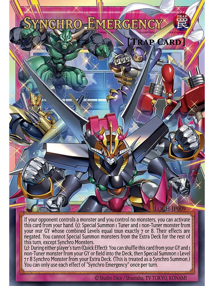Synchro Emergency (extended art) - MAMO-EN009 - Grand Master Rare 1st Edition 1