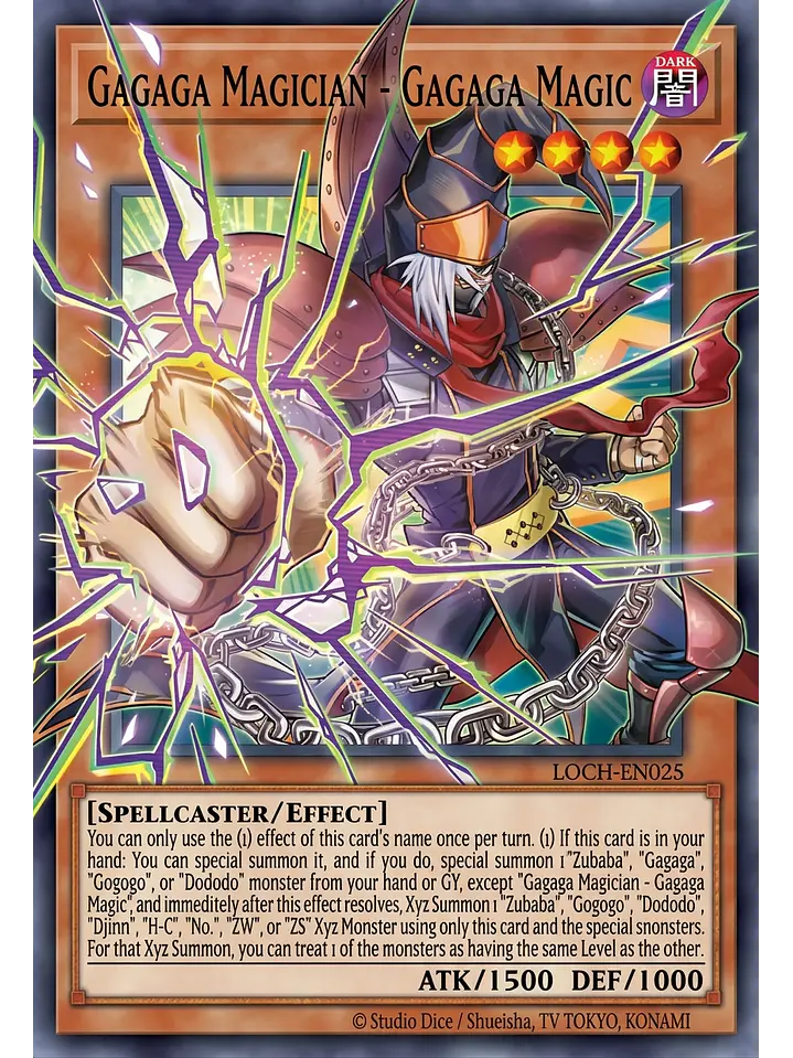 Gagaga Magician - Gagaga Magic (extended art) - MAMO-EN011 - Ultra Rare 1st Edition 1