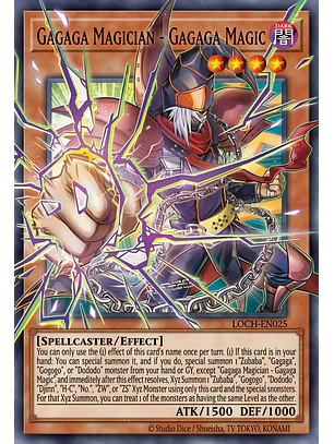 Gagaga Magician - Gagaga Magic (extended art) - MAMO-EN011 - Starlight Rare 1st Edition
