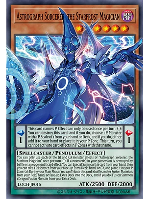 Astrograph Sorcerer, the Starfrost Magician (extended art) - MAMO-EN015 - Ultra Rare 1st Edition