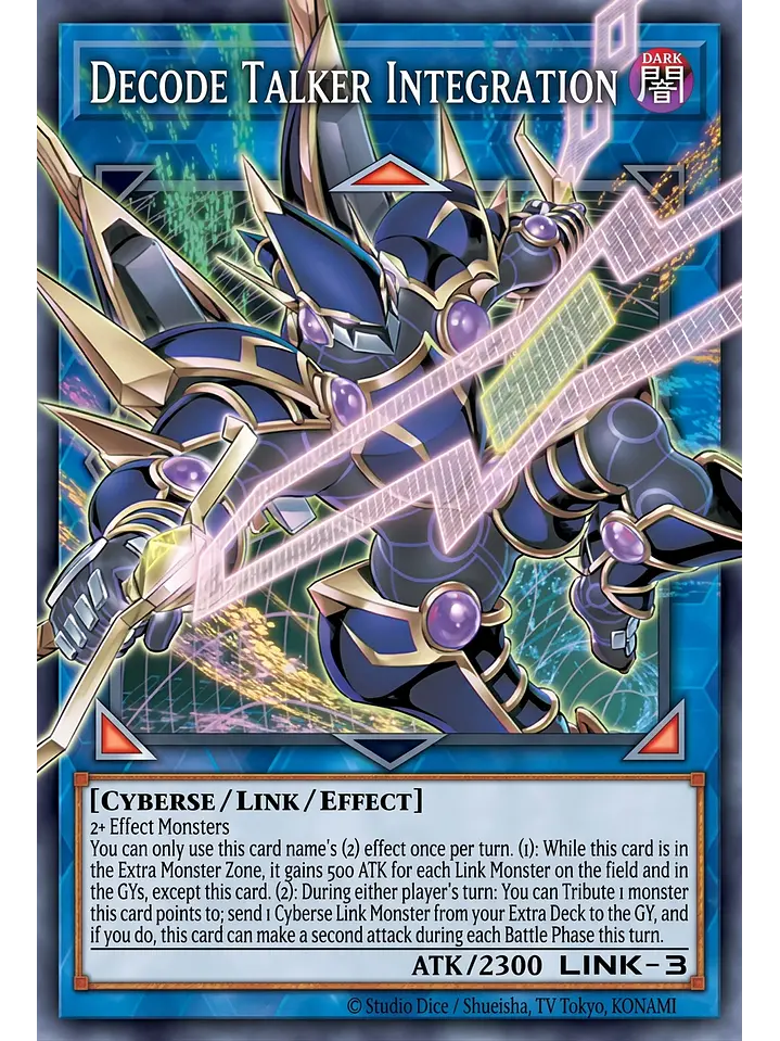 Decode Talker Integration (extended art) - MAMO-EN016 - Grand Master Rare 1st Edition 1