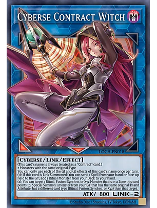 Cyberse Contract Witch (extended art) - MAMO-EN018 - Starlight Rare 1st Edition