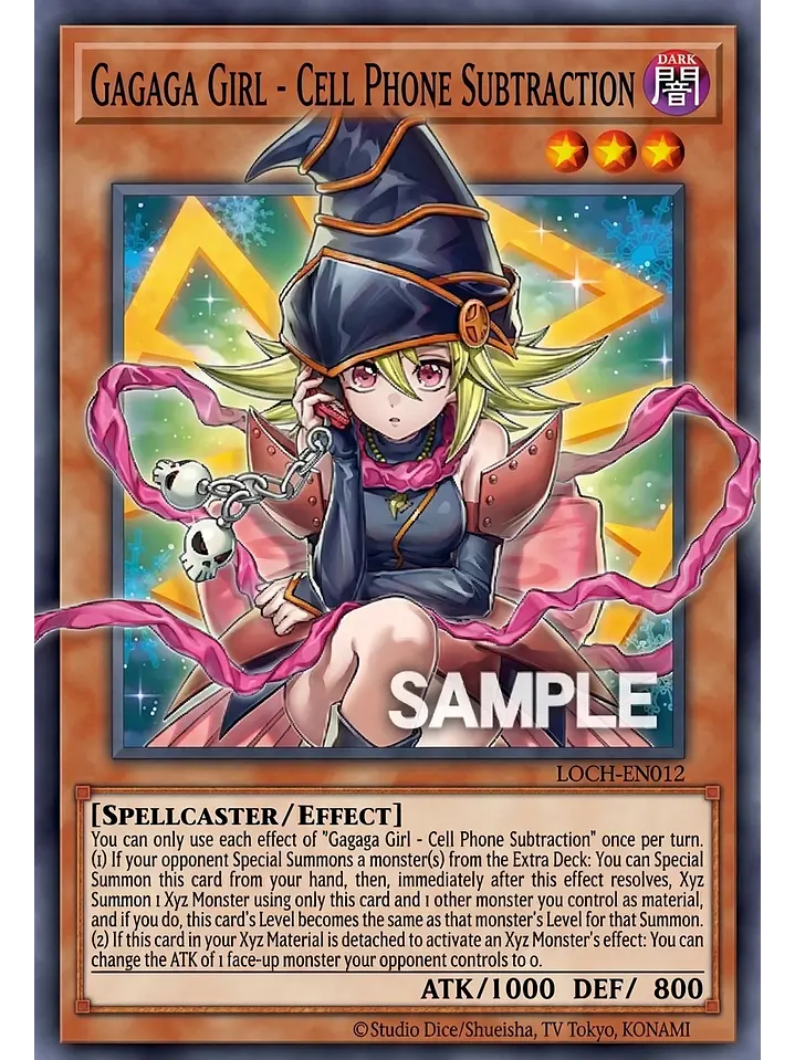 Gagaga Girl - Cell Phone Subtraction (extended art) - MAMO-EN012 - Starlight Rare 1st Edition 1