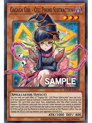 Gagaga Girl - Cell Phone Subtraction (extended art) - MAMO-EN012 - Ultra Rare 1st Edition