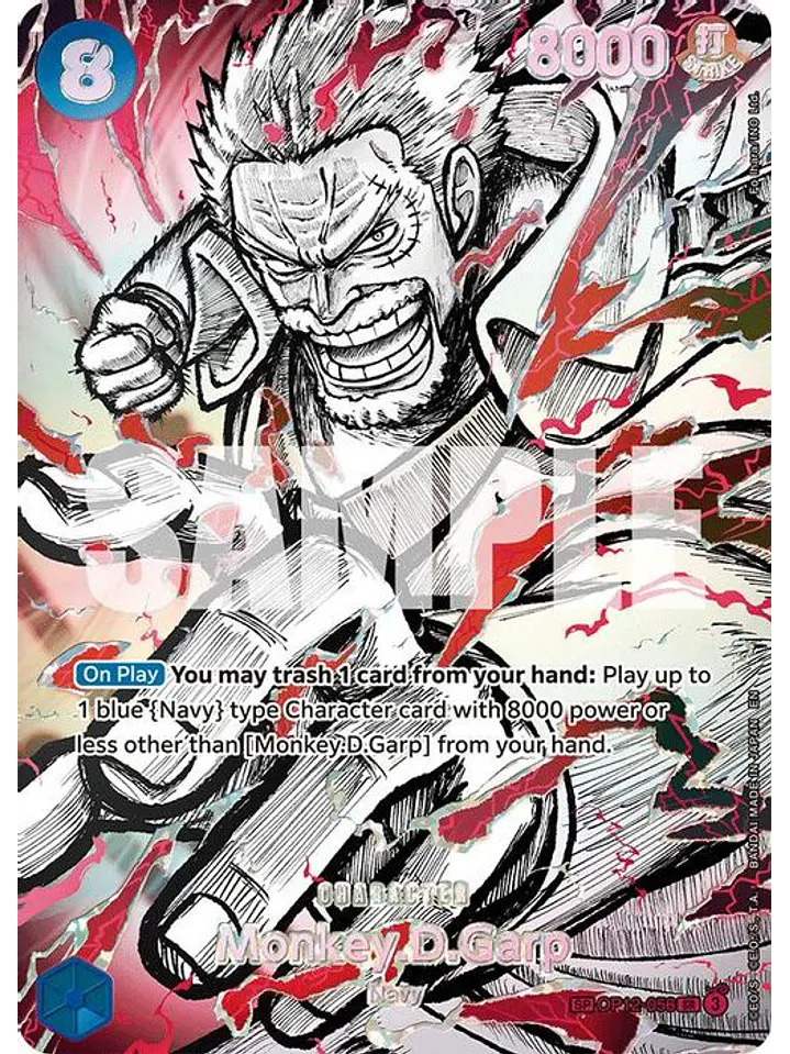 OP12-056 (Special Rare) Monkey.D.Garp (SP) 1