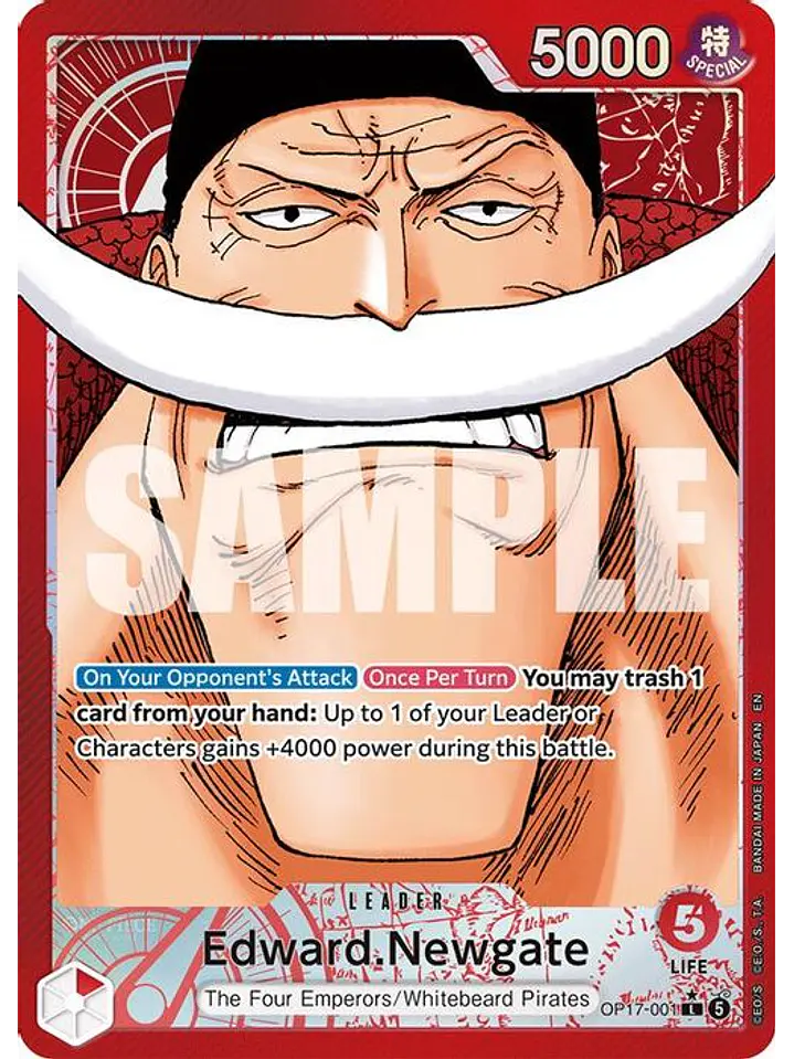 OP17-001 (Alternate Art) Edward.Newgate (001) 1