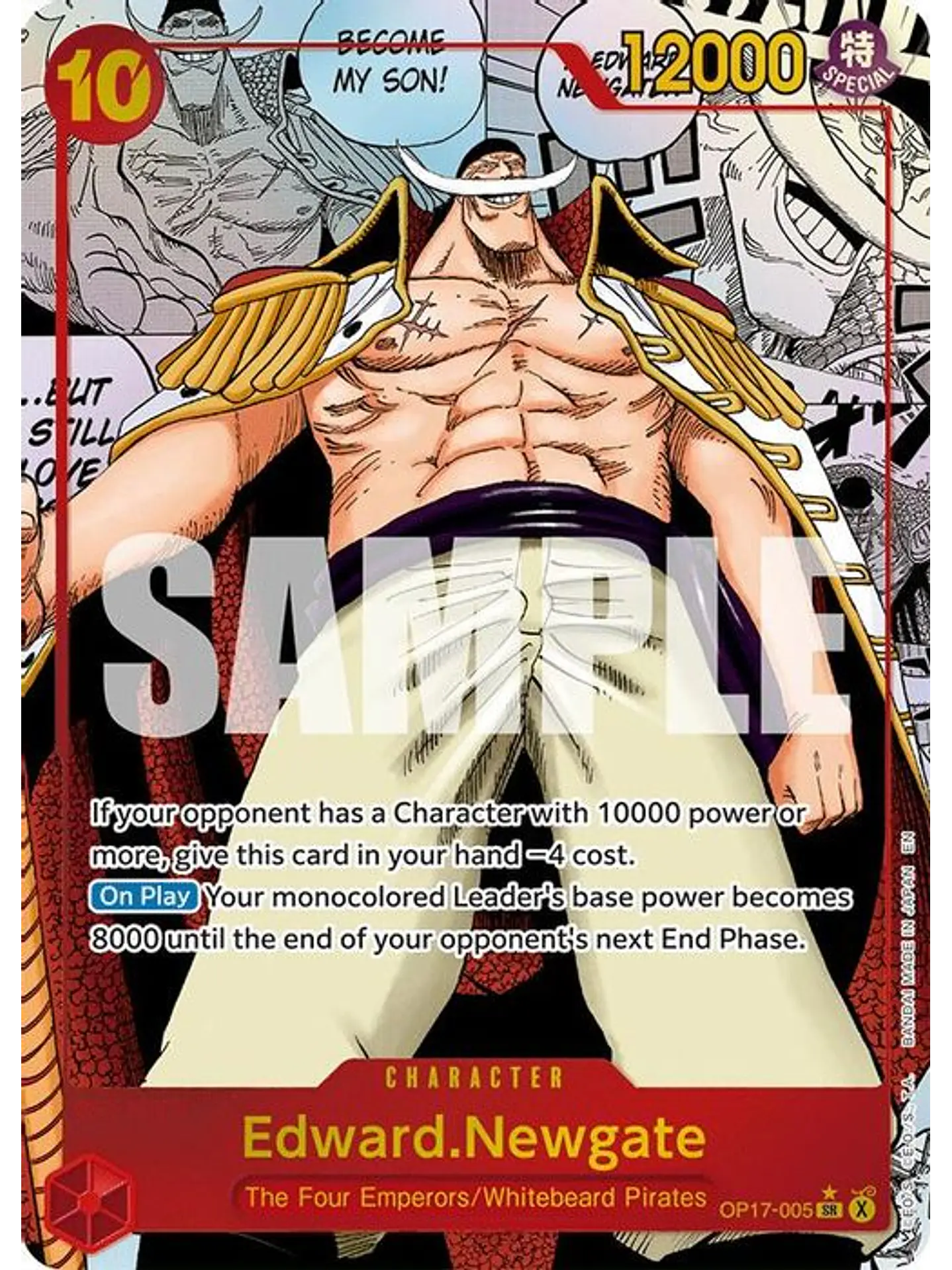 OP17-005 (Alternate Art) Edward.Newgate (005) (Manga) 1