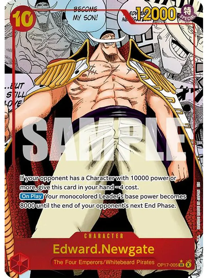 OP17-005 (Alternate Art) Edward.Newgate (005) (Manga) 1