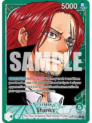 OP17-020 (Alternate Art) Shanks (020)