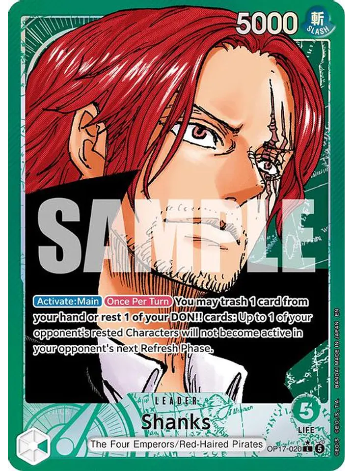 OP17-020 (Alternate Art) Shanks (020) 1