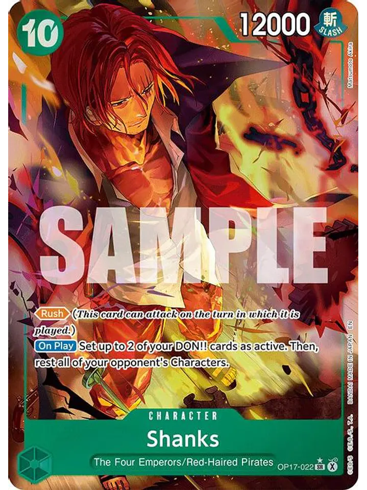 OP17-022 (Alternate Art) Shanks (022) 1