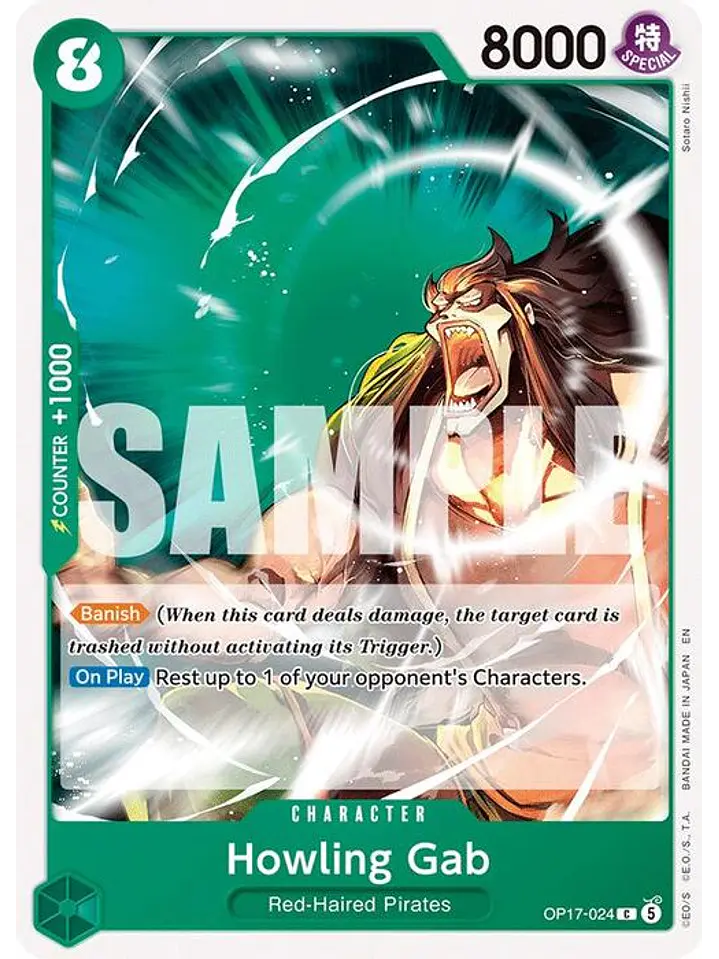 OP17-024 C Howling Grab 1