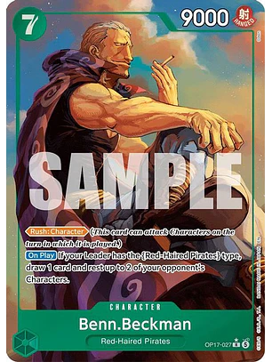 OP17-027 (Alternate Art) Benn.Beckman