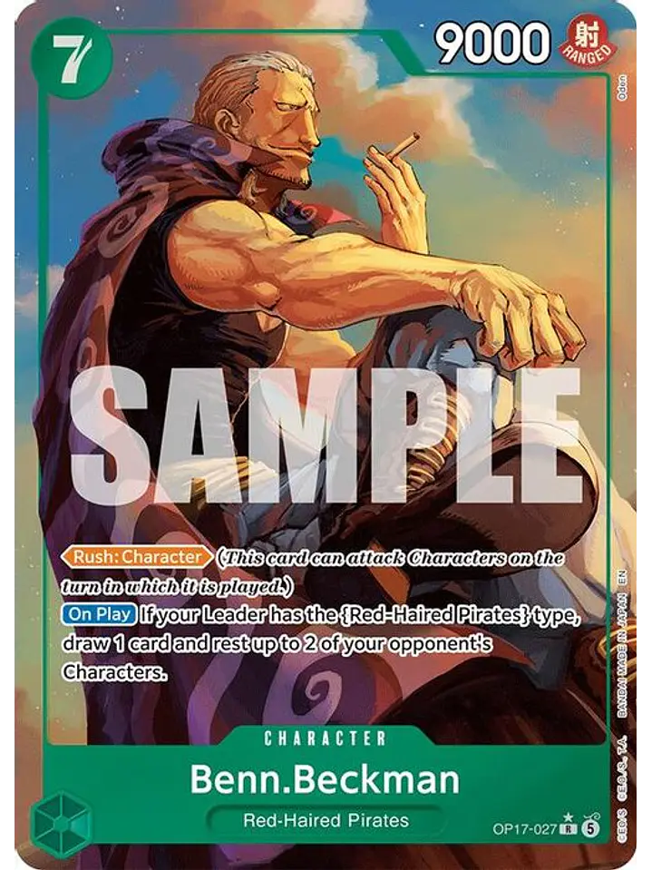 OP17-027 (Alternate Art) Benn.Beckman 1