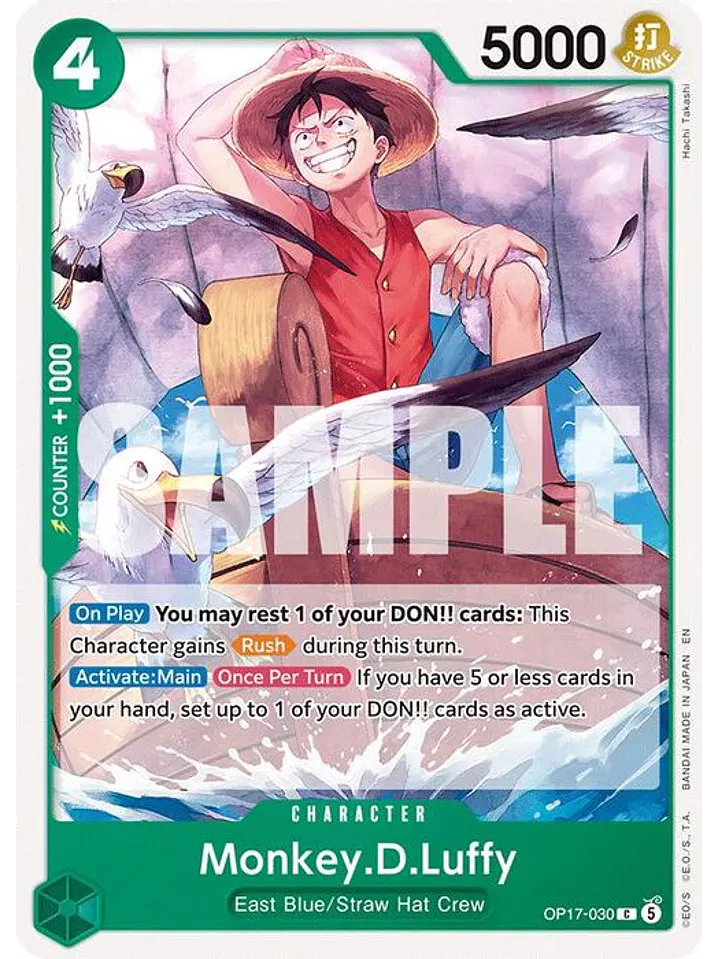 OP17-030 C Monkey.D.Luffy (030) 1