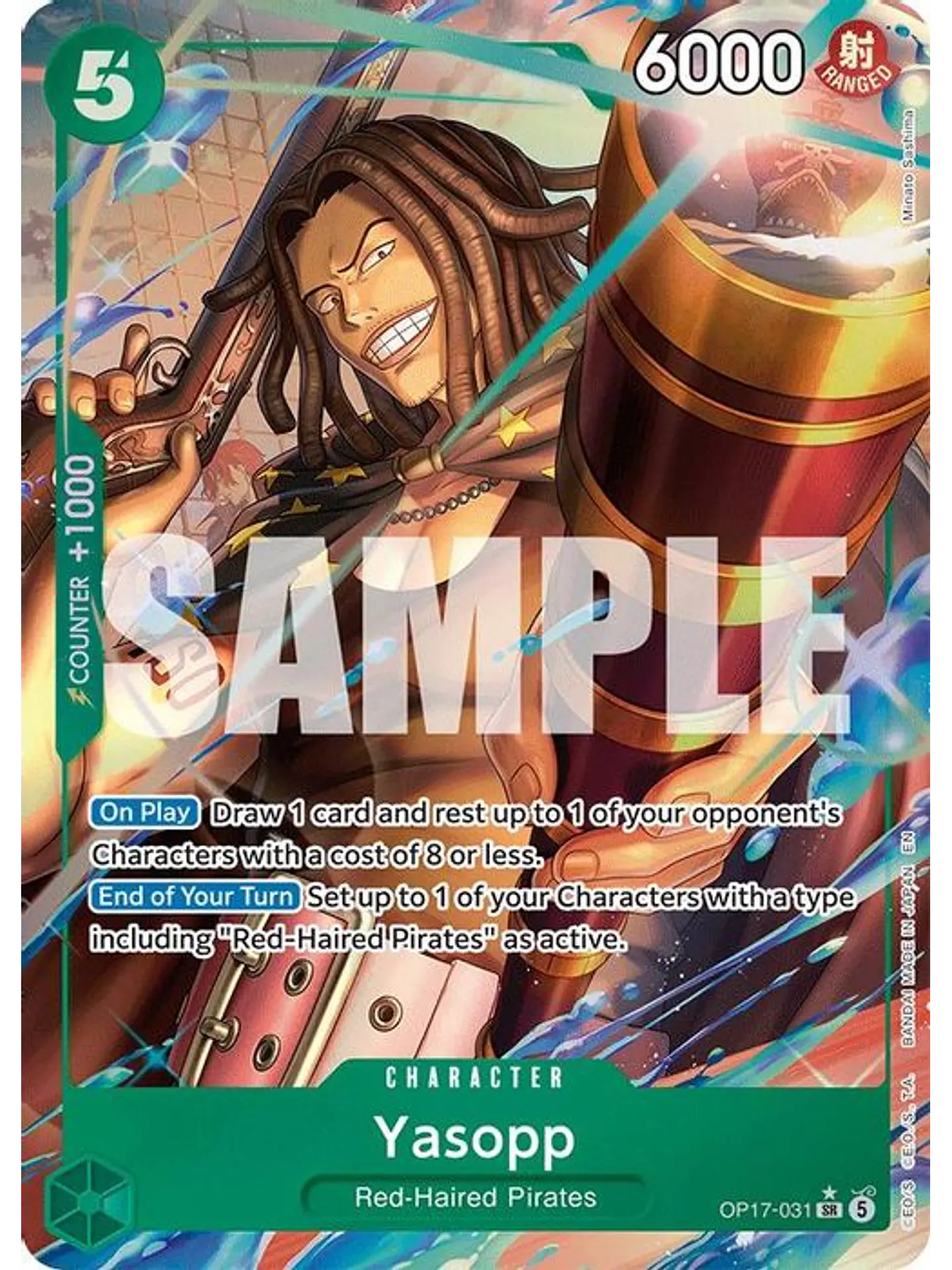 OP17-031 (Alternate Art) Yasopp 1