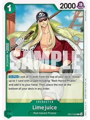 OP17-032 R Limejuice