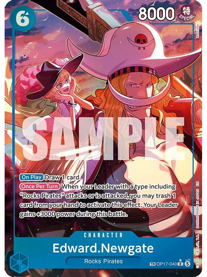 OP17-040 (Alternate Art) Edward.Newgate (040) 1