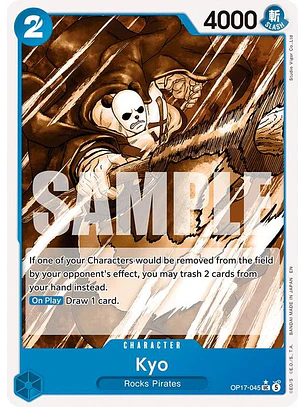 OP17-045 (Alternate Art) Kyo