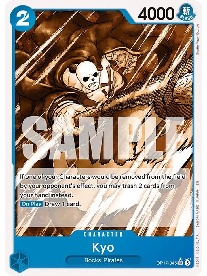OP17-045 (Alternate Art) Kyo 1