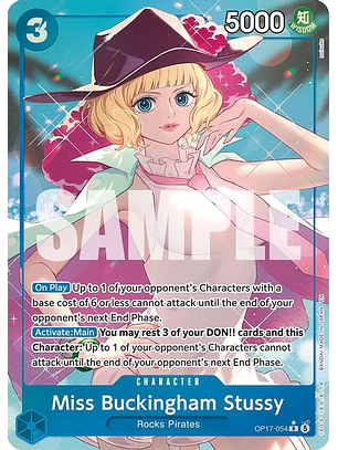 OP17-054 (Alternate Art) Miss Buckingham Stussy