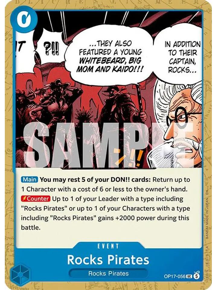 OP17-056 U Rocks Pirates 1