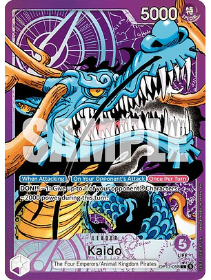 OP17-058 (Alternate Art) Kaido (058)