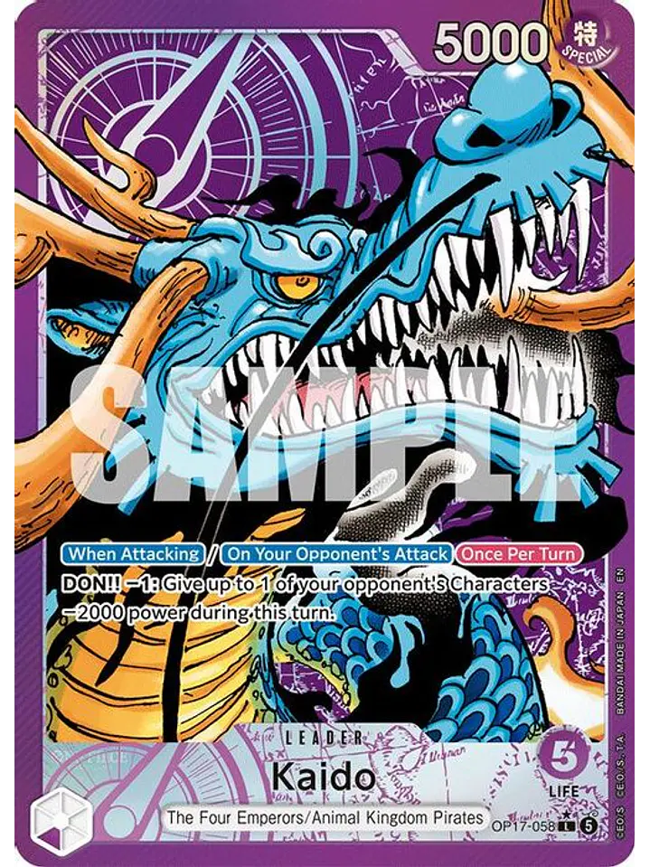 OP17-058 (Alternate Art) Kaido (058) 1