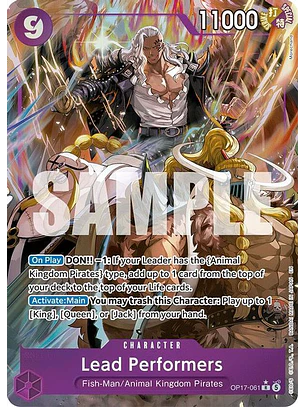 OP17-061 (Alternate Art) Lead Performers