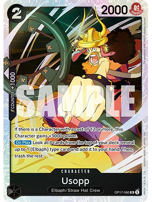 OP17-080 SR Usopp