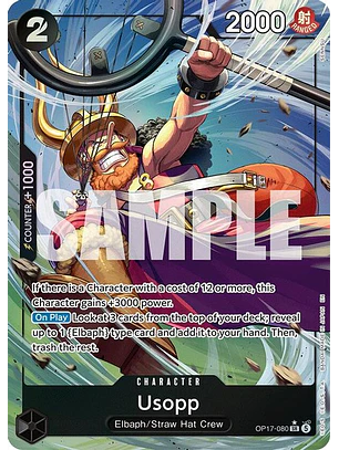 OP17-080 (Alternate Art) Usopp