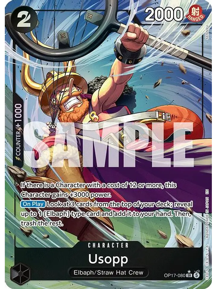OP17-080 (Alternate Art) Usopp 1