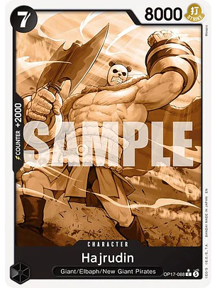 OP17-088 (Alternate Art) Hajrudin