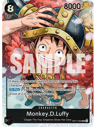 OP17-093 SR Monkey.D.Luffy (093)