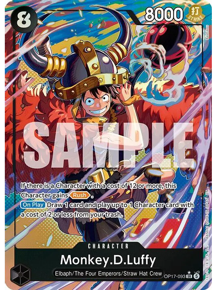 OP17-093 (Alternate Art) Monkey.D.Luffy (093) 1