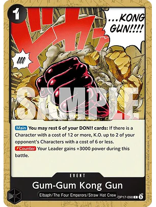 OP17-098 C Gum-Gum Kong Gun