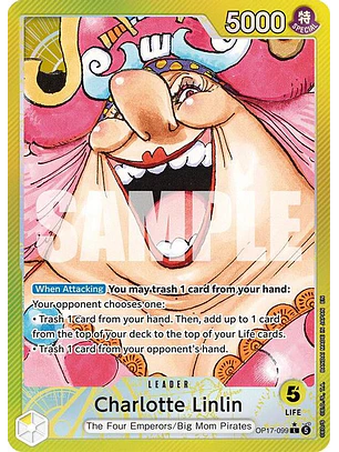 OP17-099 (Alternate Art) Charlotte Linlin (099)