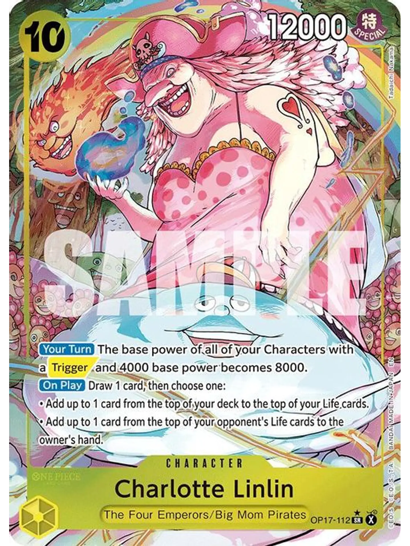 OP17-112 (Alternate Art) Charlotte Linlin (112) 1