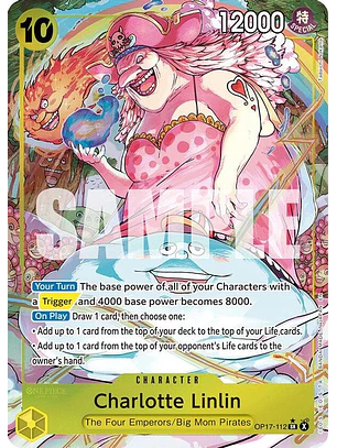 OP17-112 (Alternate Art) Charlotte Linlin (112)