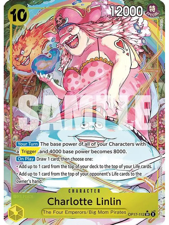 OP17-112 (Alternate Art) Charlotte Linlin (112) 1