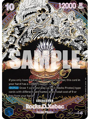 OP17-118 (Alternate Art) Rocks.D.Xebec (118)