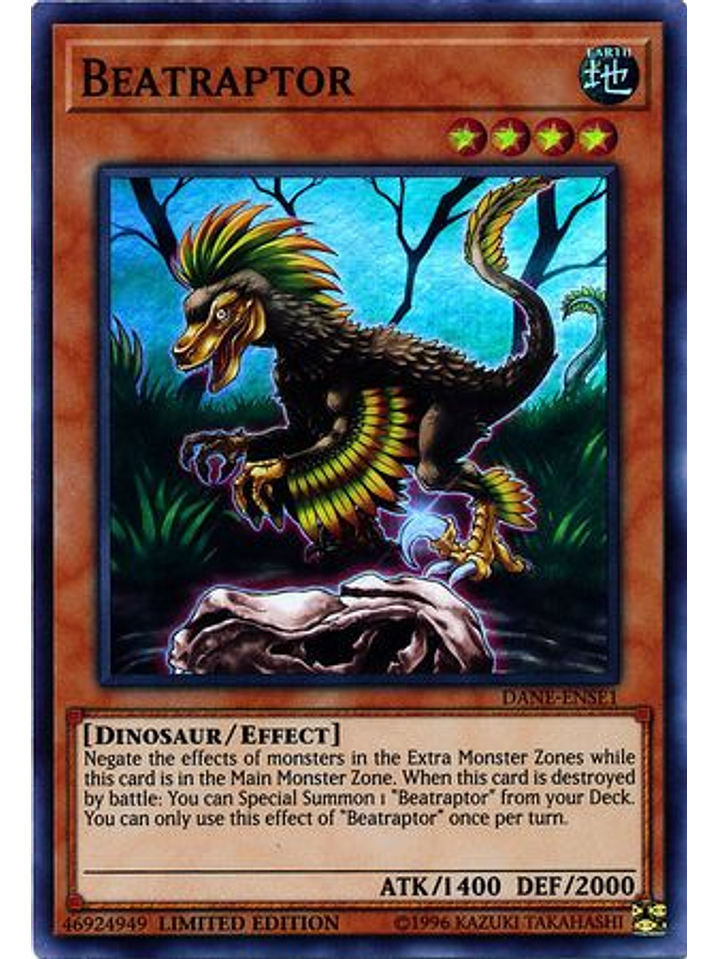 Beatraptor - DANE-ENSE1 - Super Rare Limited Edition 1