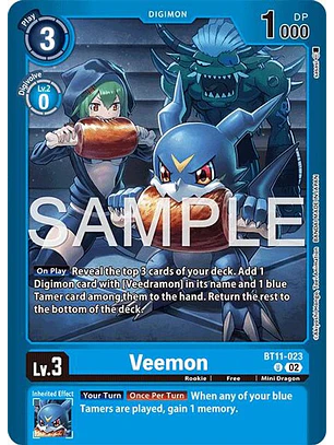 BT11-023 (Alternate Art) Veemon