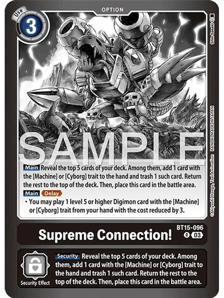 BT15-096 (Alternate Art) Supreme Connection! 1