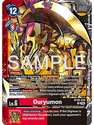 BT20-018 (Alternate Art) Ouryumon