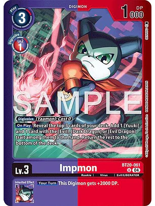 BT20-061 (Alternate Art) Impmon