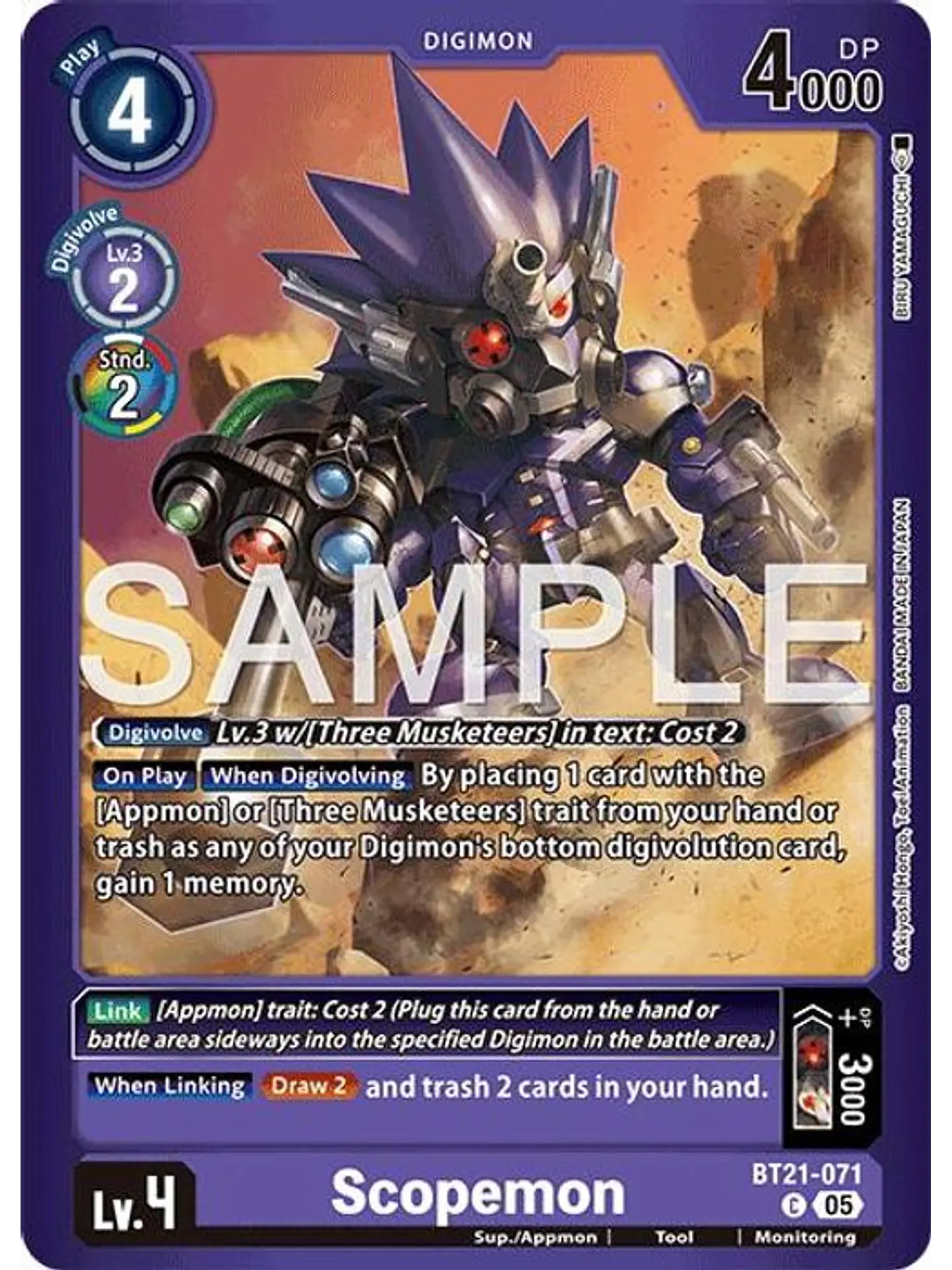 BT21-071 (Alternate Art) Scopemon 1